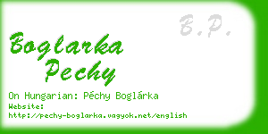 boglarka pechy business card